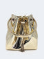 Jimmy Choo • Bon Bon Gold Leather Handbag