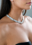 Christian Dior • Silver Crystal Choker