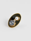 Lanvin • Pearl & Crystal Statement Ring
