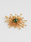 Zeiya • Starburst Brooch Green