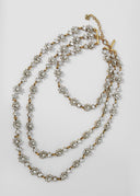 Oscar de la Renta • Floral Festoon crystal necklace