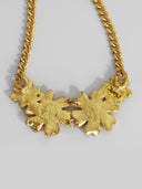 Saint Laurent YSL • Floral Necklace Gold