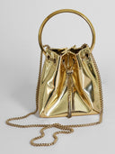 Jimmy Choo • Bon Bon Gold Leather Handbag