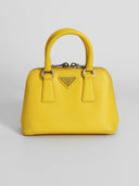 Prada • Saffiano Yellow Mini Promenade bag