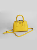 Prada • Saffiano Yellow Mini Promenade bag