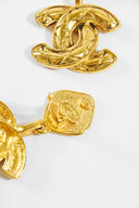 Chanel • Vintage Quilted CC Drop Earrings • Purchase