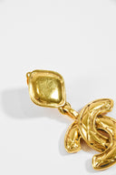 Chanel • Vintage Quilted CC Drop Earrings • Purchase