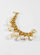 Chanel • Faux Pearl Charm Bracelet