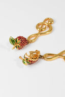 Dolce & Gabbana • Strawberry Treble Clef Earrings
