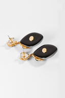 Alexis Bittar • Lucite & Crystal Acorn Drop Earrings