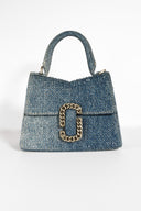 Marc Jacobs • The Crystal Denim St. Marc Mini Top Handle Bag