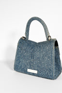 Marc Jacobs • The Crystal Denim St. Marc Mini Top Handle Bag
