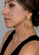 Oscar De La Renta • Star earrings Gold