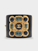 Chanel • CC Gripoix Cuff Bracelet