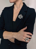 Christian Dior • Vintage Crystal brooch