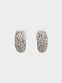 Dior • Vintage Swarovski Silver Crystal Earrings