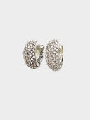 Dior • Vintage Swarovski Silver Crystal Earrings