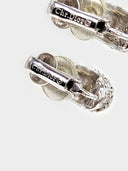 Dior • Vintage Swarovski Silver Crystal Earrings