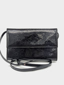 DIOR • Patent Cross-body Clutch Black