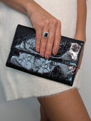 DIOR • Patent Cross-body Clutch Black