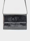 DIOR • Patent Cross-body Clutch Black