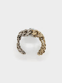 Dior • Chain and Crystal cuff bracelet