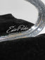 Edie Parker • Acrylic Glitter box clutch silver
