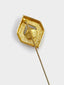 Givenchy • Vintage Gold & Black Enamel Crystal Pin