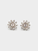 Jennifer Behr • Perpetua Swarovski Earrings Silver