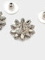 Jennifer Behr • Perpetua Swarovski Earrings Silver