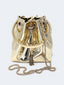 Jimmy Choo • Bon Bon Gold Leather Handbag