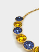 Louis Vuitton • Purple and Yellow Crystal Necklace