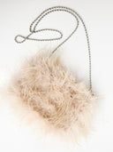 Loeffler Randall • Zahara Feather Pouch Clutch