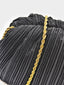 Loeffler Randall • Bailey Black Pleated Dome Clutch