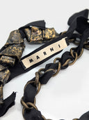 Marni • Rope & resin chain necklace