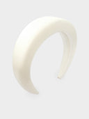 Max Mara • Satin white headband