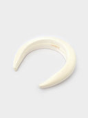 Max Mara • Satin white headband