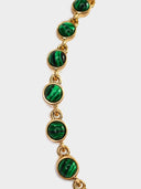 Oscar de la Renta • Malachite necklace Gold