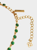 Oscar de la Renta • Malachite necklace Gold