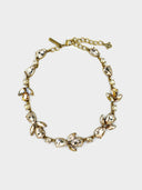 Oscar de la Renta • Crystal Wreath Necklace