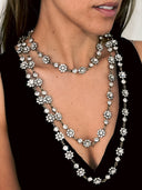 Oscar de la Renta • Floral Festoon crystal necklace