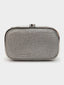 Oroton • Silver Mini Mesh Evening Bag