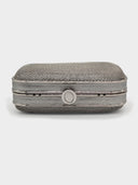 Oroton • Silver Mini Mesh Evening Bag