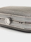 Oroton • Silver Mini Mesh Evening Bag