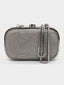 Oroton • Silver Mini Mesh Evening Bag