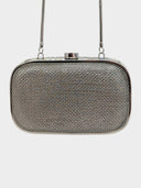 Oroton • Silver Mini Mesh Evening Bag