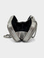 Oroton • Silver Mini Mesh Evening Bag