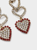 Rosantica • Crystal heart earrings • Purchase