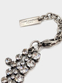 Saint Laurent • Crystal choker Silver