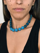 Saint Laurent YSL • Vintage bead choker necklace